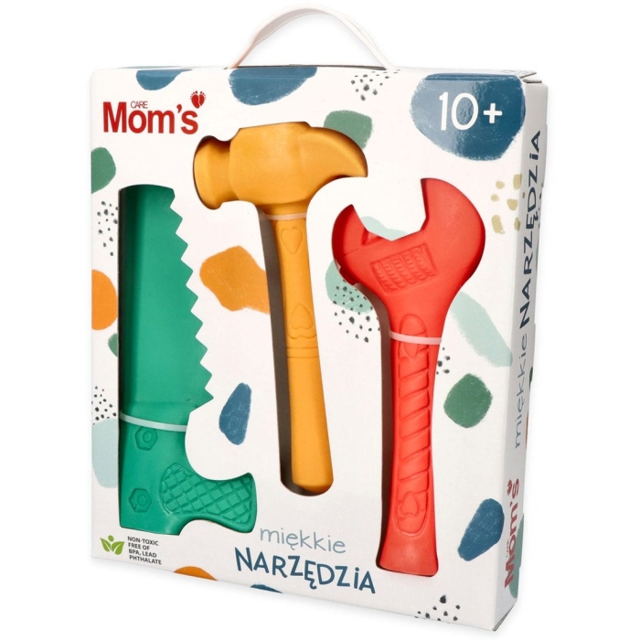 Mom’s Care Мек сензорен сет со алатки во пастелни бои – 3 парчиња