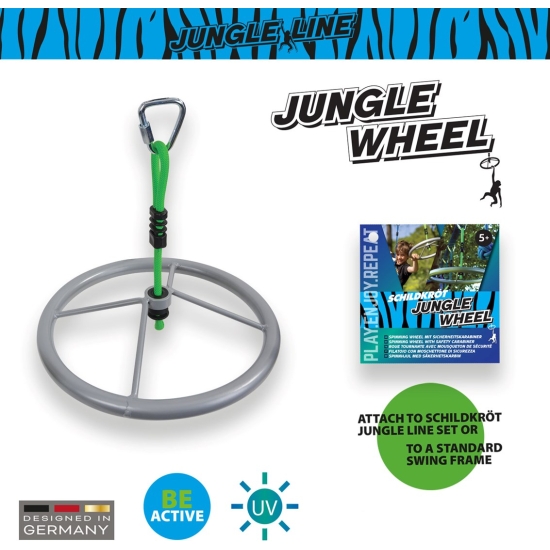 Schildkröt Jungle Line Spinning Wheel Obstacle – Забавен предизвик за мали авантуристи