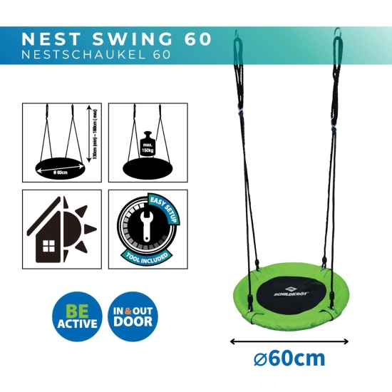 Schildkröt Nest Swing – Лулашка за внатрешна и надворешна употреба