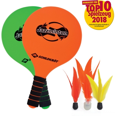 Schildkröt Jazzminton Set Beachball LED Birdies – Сет за активна игра со светлечко топче