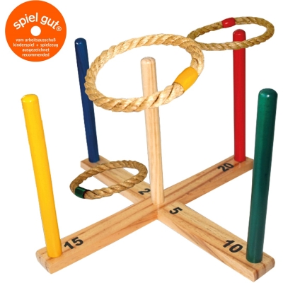 Schildkröt Wooden Ring Toss Set – FSC дрвена игра за фрлање прстени