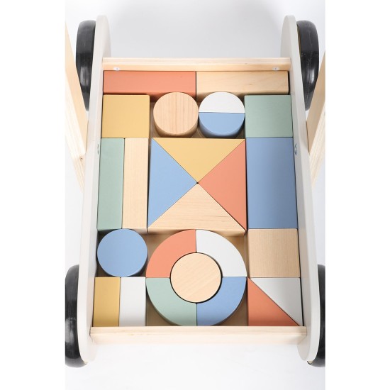 Atan Wooden Blocks Walker проодувалка со коцки