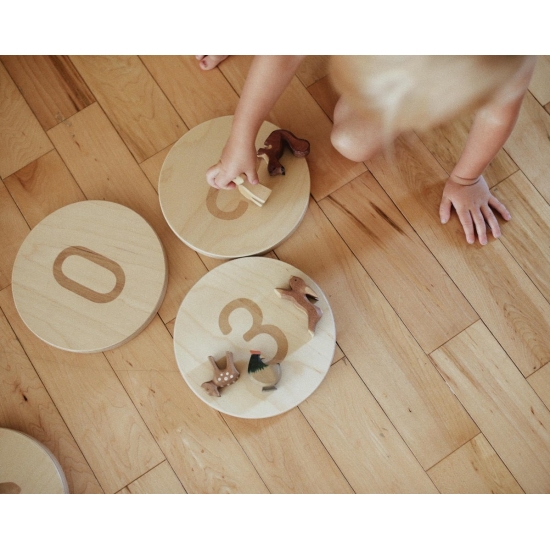 Pikler сет за баланс со дрвени чекорни камења