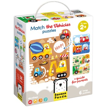 Match the Vehicles Puzzles (2+)