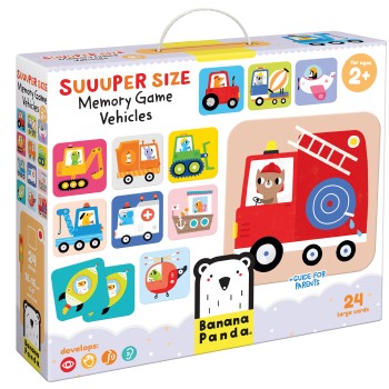 Suuuper Size Memory Game Vehicles (2+)