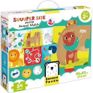 Super Size Puzzle Match Animals (2+)