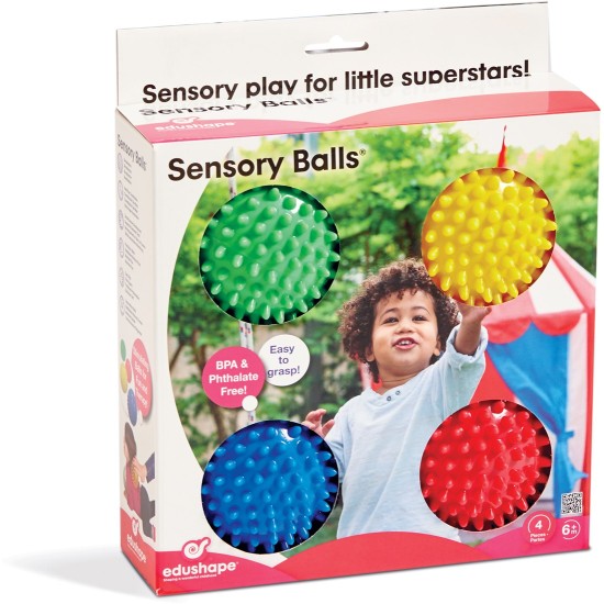 Sensory Baby Balls – Сет од 4 топки - 10 cm