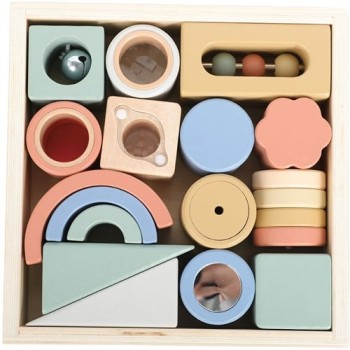 Atan Wooden Activity Blocks Дрвени блокови за активности