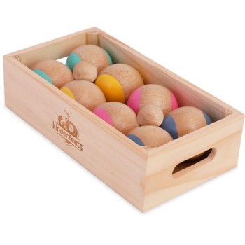 Boules set Дрвен комплет за игра со топки