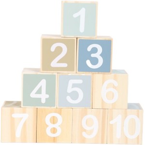 Atan Wooden number blocks Дрвени бројчени блокови