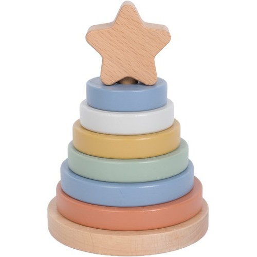 Atan Wooden stacking toy Дрвена играчка за редење