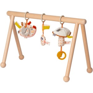 Dolce wooden babygym Earth Дрвена рамка со играчки