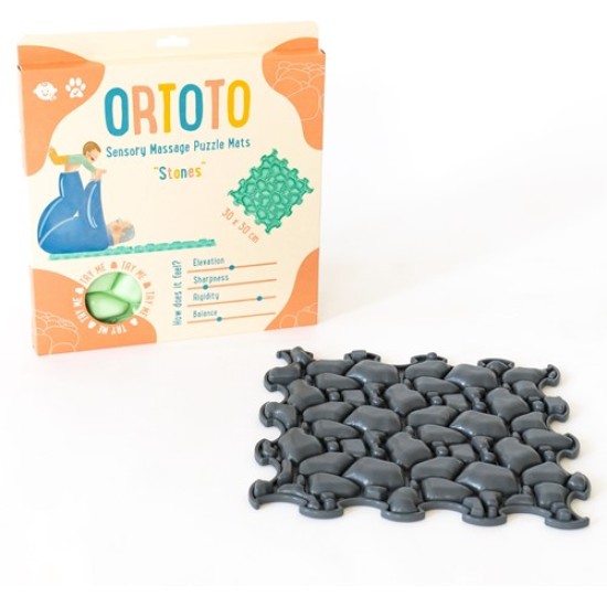 Sensory Mat Stones Storm Grey Подлога