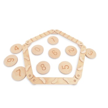 Pikler сет за баланс со дрвени чекорни камења