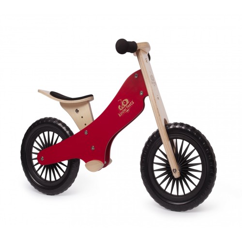 Дрвен Баланс Велосипед Без Педали Classic Red