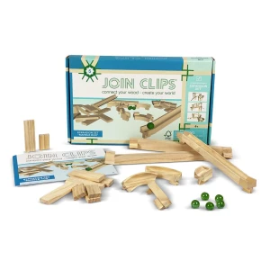 Join Clips - EXPANSION SET MARBLE RUN Дрвен Сет За Спојување
