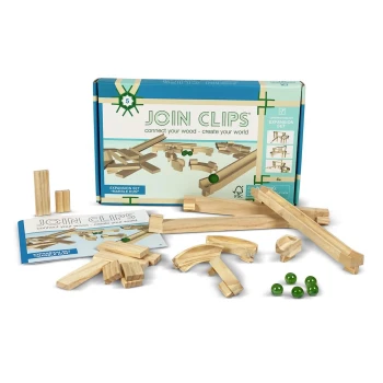 Join Clips - EXPANSION SET MARBLE RUN Дрвен Сет За Спојување
